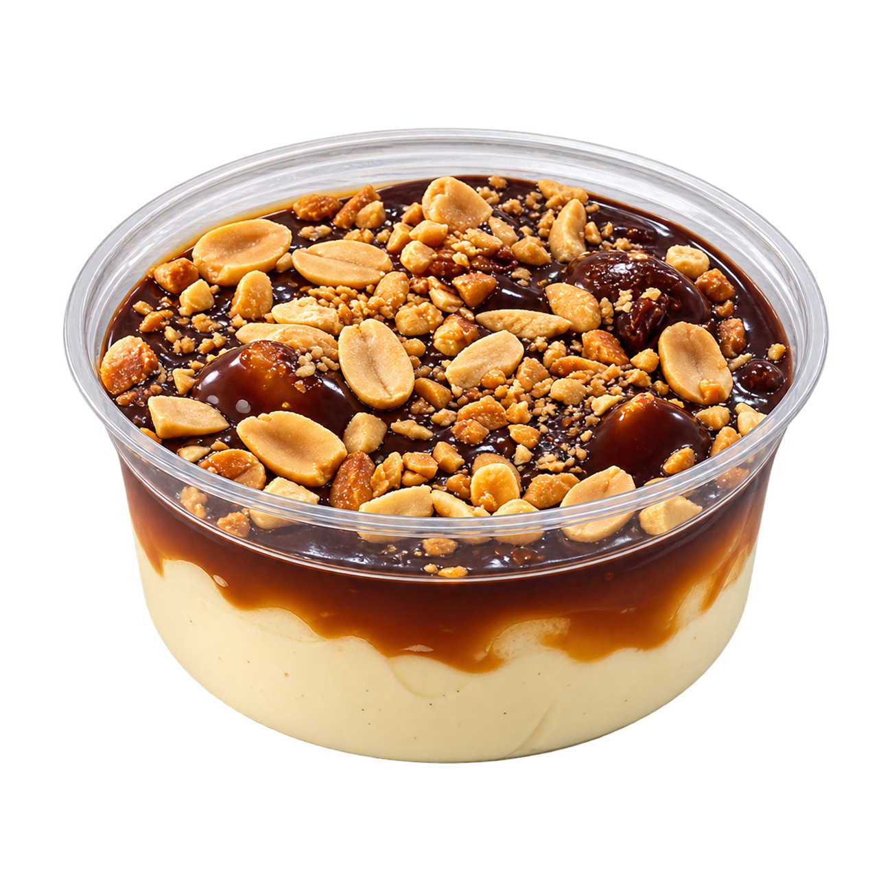 Pot de profiterole Caramel-cacahuĂšte